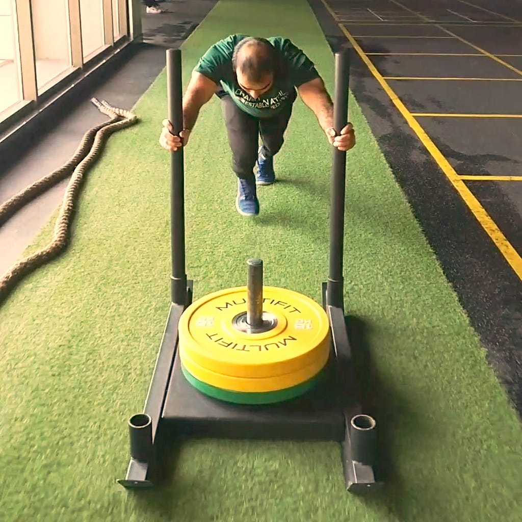 sled push