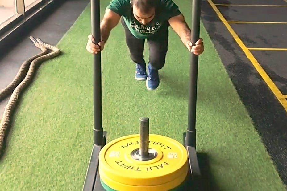 sled push